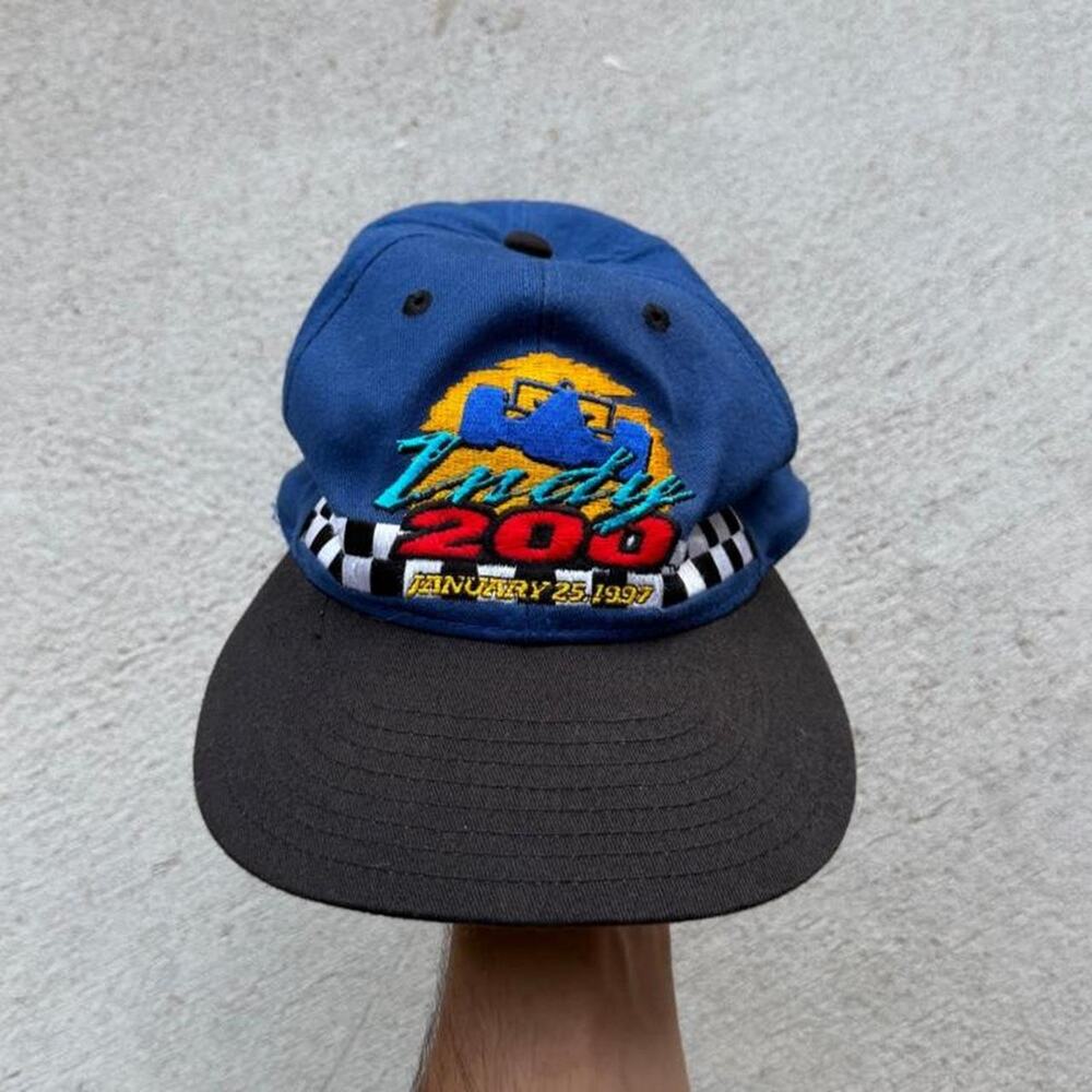 Vintage disney indy hat vintage blue snapback